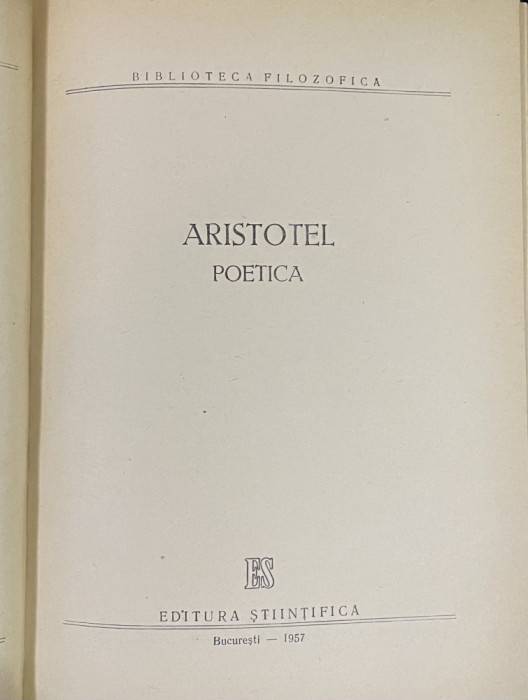 Aristotel - Poetica