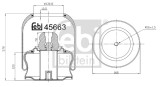 FEBI BILSTEIN 45663 Burduf, suspensie pneumatica