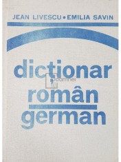 Jean Livescu - Dictionar roman-german (Editia: 1982) foto