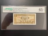 Romania 1 leu 1966 pick 91a grad 65 pmg