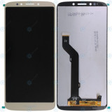 Motorola Moto E5 Plus Modul display LCD + Digitizer auriu fin