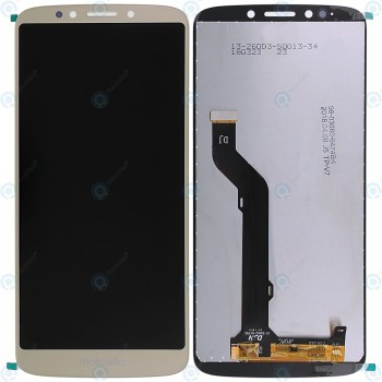 Motorola Moto E5 Plus Modul display LCD + Digitizer auriu fin foto