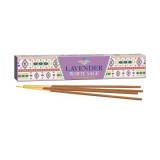Cumpara ieftin Betisoare Parfumate Dreptunghi - Set 10 Buc - Sacred Elements Lavender White Sage