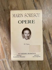 Marin Sorescu - Opere (volumul 3, Teatru) foto