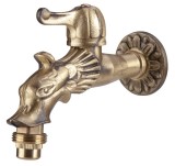 Robinet Dublu Serviciu Alama Antichizata cu Cap Armatura Ceramic / De[inch]: 1/2, Evotools