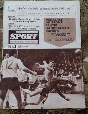 myh 110 - Revista SPORT - nr 2/ianuarie 1967 foto