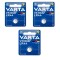 Set 3 baterii alkaline V13GA, AG13, LR44, Varta