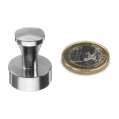 Pin magnetic &amp;Oslash;20 mm, din metal foto