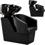 Scafa coafor Greta pentru salonul de coafură și frizerie cu bol ceramic mobil armătură baterie si cască