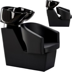 Scafa coafor Greta pentru salonul de coafură și frizerie cu bol ceramic mobil armătură baterie si cască