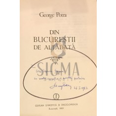 POTRA GEORGE (Dedicatie si Autograf !)