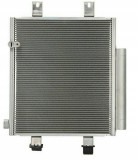 Condensator AC Daihatsu Cuore 20; motor 1.0, dimensiuni [mm]: 345x391x16, uscator integrat, iesire 10,1mm, intrare 15,4mm; 884B2130; 884B2140;