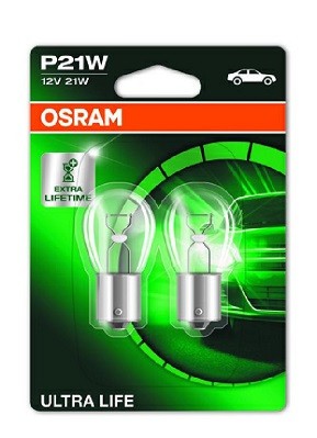 SET 2 BECURI 12V P21W ULTRA LIFE BLISTER OSRAM 35280 foto