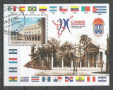 Cuba 1999 UPU, perf. sheet, used AA.059, Stampilat
