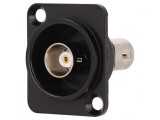 Adaptor BNC Soclu Izolat 50&Omega; Negru