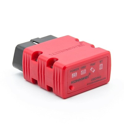 Instrument de scanare si diagnosticare auto, KONNWEI KW902, Mini ELM327, Bluetooth 5.0, OBD2, Compatibil Cu Android si Windows PC, Rosu foto