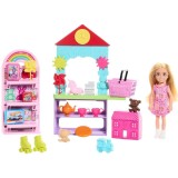 Cumpara ieftin Set de joaca Barbie Chelsea Can Be, Magazinul de Jucării al lui Chelsea, 20 accesorii