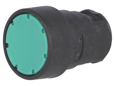 Comutator Apăsare 16mm Verde foto