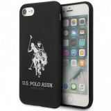 Husa TPU U.S. Polo Big Horse pentru Apple iPhone 8 / Apple iPhone SE (2020), Neagra USHCI8SLHRBK
