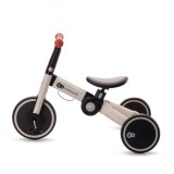Bicicleta Echilibru Kinderkraft 4Trike Silver Grey 3 in 1 (Tricicleta, Premergator) Pliabila, Cadru Aluminiu, Roti Spuma EVA, 1-3 Ani
