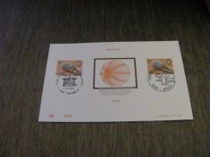 2 Timbre Obliterate 10F cu Ștampile Speciale , Ediție Limitată , Colecție Baschet Belgia 1973