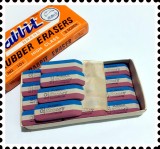 O duzină de 24 bucati radiere Rabbit_vintage_anii 70-80