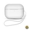 Husa Silicon OEM AirPods Pro, Alba - Protectie Premium