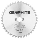 Disc circular pentru lemn Graphite 250x30 mm, 40 dinti vidia