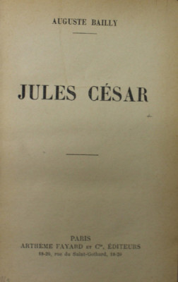 JULES CESAR by AUGUSTE BAILLY , 1932 foto