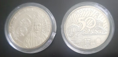 Romania 50 Bani 2014 Vladislav Vlaicu, din fisic (unc) in capsula transparenta foto