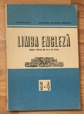 Limba engleza. Manual anii III-IV de studiu de Georgiana Galateanu-Farnoaga foto