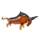 Taur-figurina decorativa din sticla Murano MG-227