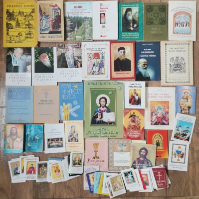 Lot teologie cărți volume brosuri rugaciuni invataturi sfinti acatiste paraclise foto