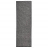 VidaXL Covor de exterior, gri, 80x250 cm, țesătură plată