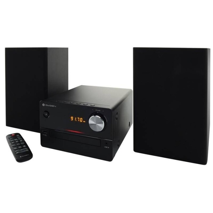 Microsistem audio GoGEN MSC 372 BT U, 2 x 15 W, CD, FM, Bluetooth, MP3, LCD,