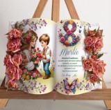 Cadou personalizat educatoare invațatoare profesoară 8 martie mama StelutaD, Flori, Acrilic, Art Deco