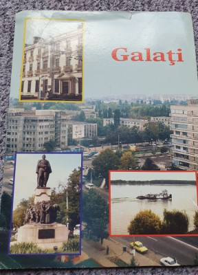 Vedere carte postala Galati, anii 80, dimensiuni mari 20x16 cm foto