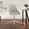 Scaun de birou pivotant, gri deschis, material textil