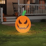 Dovleac de Halloween gonflabil cu RGB LED - 40 cm