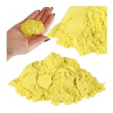 Nisip senzorial pentru copii 1kg culoare galben