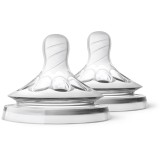 Philips Avent Natural SCF657/27 tetină pentru biberon First Flow 0 m 2 buc