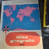 Atlas Geografic Scolar - Eustatiu Gregorian, Victor Dumitrescu, Nicolae Gheorghiu, 1968, Didactica si Pedagogica, Coperta Cartonata
