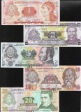 Set Bancnote Honduras 1, 2, 5, 10, 20 Lempiras AUNC/UNC - Colectie Numismatica America de Sud