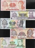 Set Honduras 1 + 2 + 5 + 10 + 20 lempiras aunc/unc