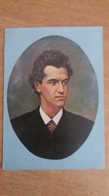 QW28 - Tematica arta - tablou pictor roman - Misu Pop - Ciprian Porumbescu foto