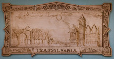 Sculptura basorelief &amp;quot; TRANSYLVANIA &amp;quot; foto