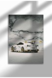 Poster p&acirc;nză ne&icirc;nrămat cu supermașină - Imprimare digitală - GT-R GT3 05 | A3 (29.7 x 42 cm)