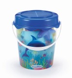 ECOIFFIER GALETUSA CU 12 ACCESORII PENTRU NISIP 21CM