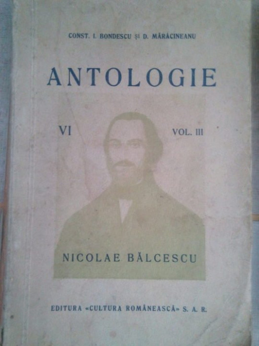 Const. I. Bondescu, D. Maracineanu - Antologie, vol. III
