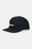 Vans șapcă de baseball din bumbac culoarea negru, VN000QAGBLK1
